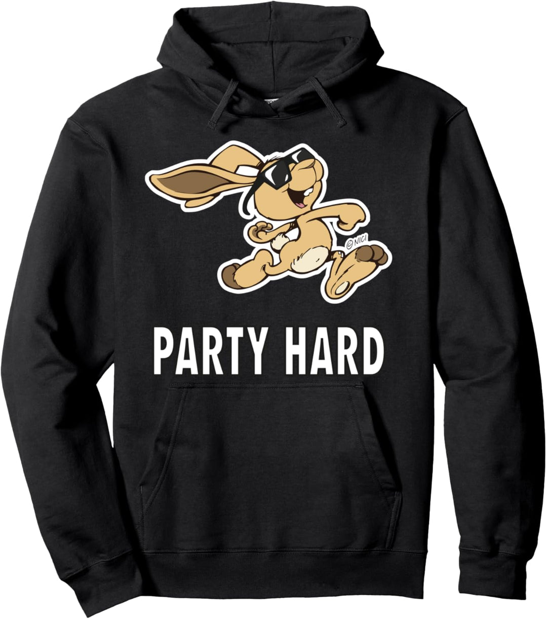 "PARTY HARD" designed by NICI Pullover Hoodie