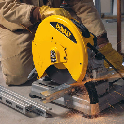 DeWalt Trennschleifer (2,200 Watt, Trennscheiben-ø 355 mm, Leerlaufdrehzahl 4000 U/min, Sanftanlauf,