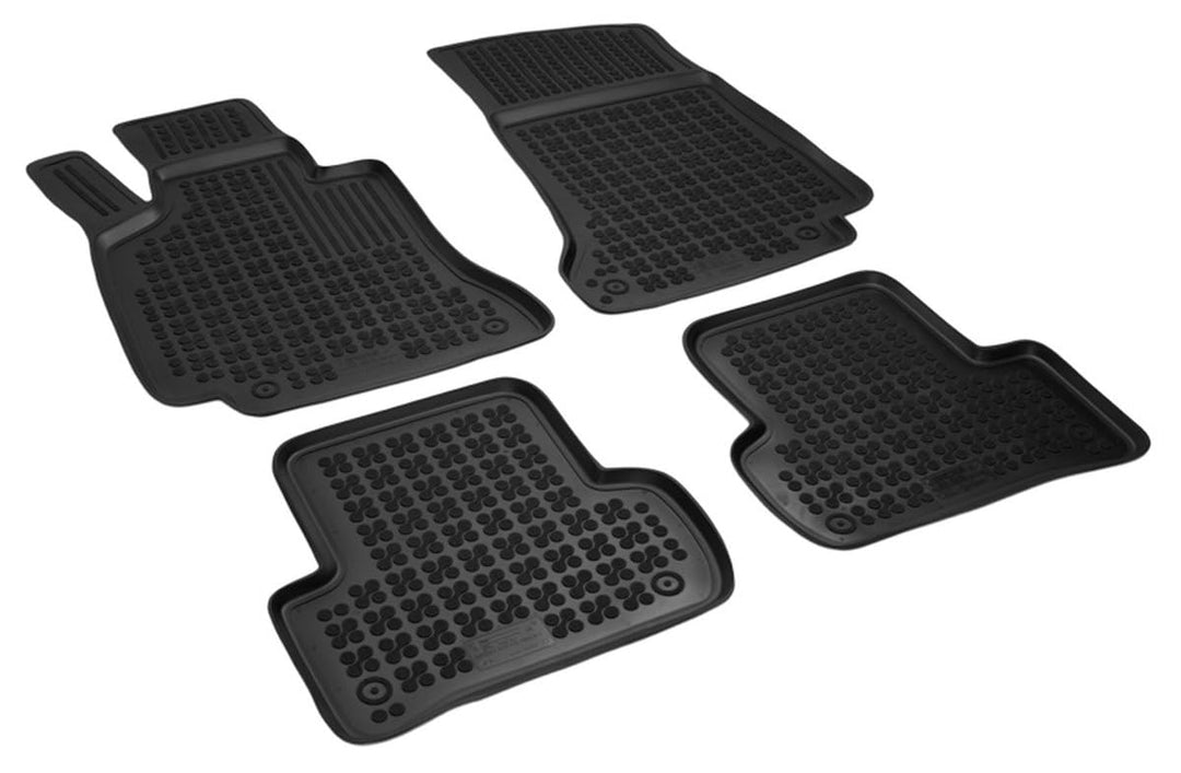 AZUGA Hohe Gummi Fussmatten passend für Mercedes C-Klasse W205/S205 ab 9/2014-2/2021 AZ10300244 Auto