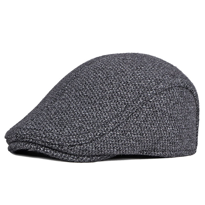 WHSPORT Flatcap Schirmmütze Cap Winter Schiebermütze Herren Cabbie Ivy Flat Cap mit Ohrenklappen Bas