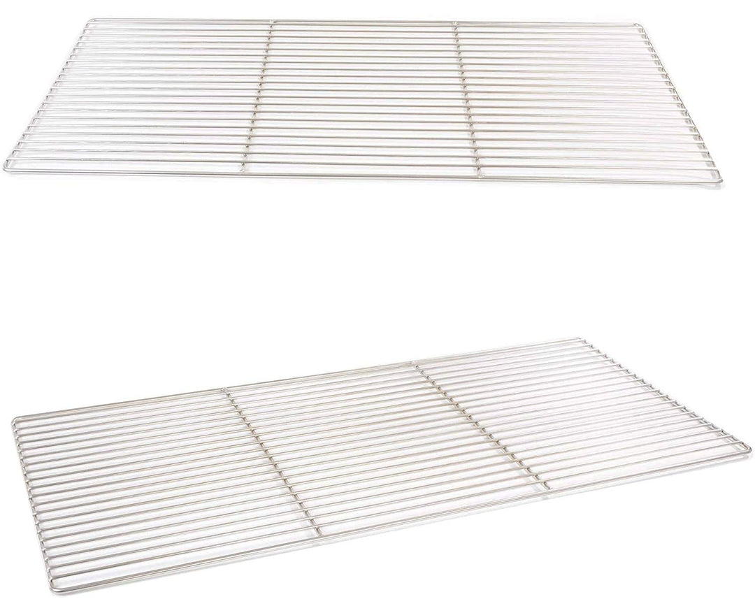 Grillrost 75 x 40 cm aus Edelstahl rostfrei und elektropoliert