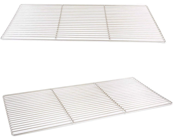 Grillrost 75 x 40 cm aus Edelstahl rostfrei und elektropoliert
