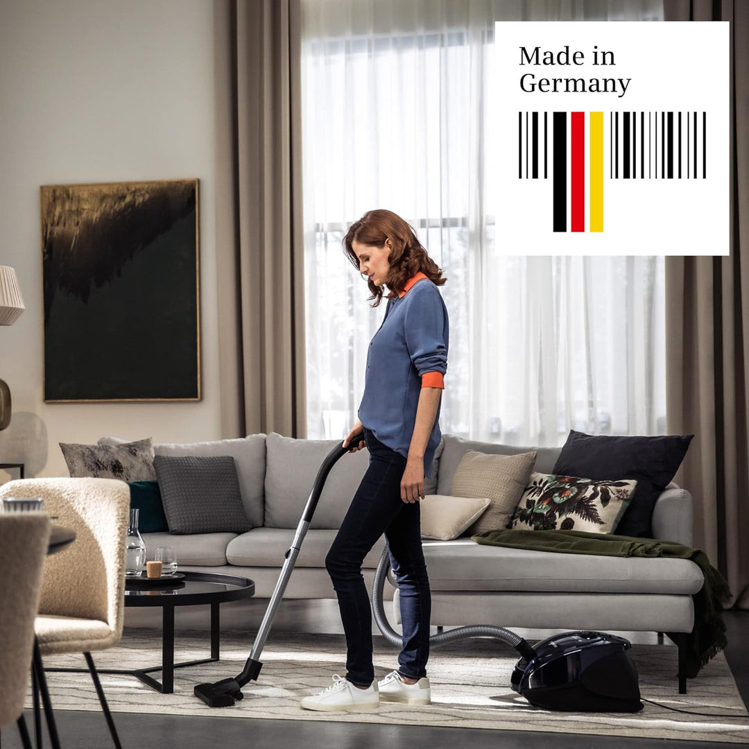 Siemens Staubsauger mit Beutel synchropower VS06A111, Bodenstaubsauger, Hygiene-Filter, Bodendüse fü