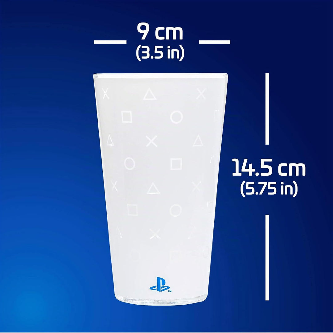 PlayStation Tumbler - Offiziell lizenziert, PS5 Tumbler für kalte Getränke, Weiss umhüllt, Geschenk