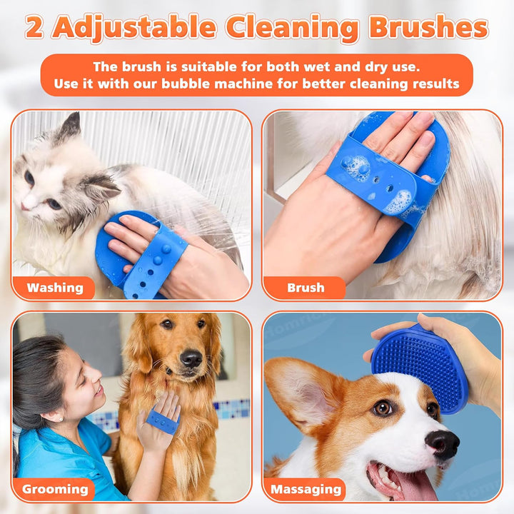 Hunde Seifenspender, Schaumseifenspender Automatisch für Hundebadewanne, Schaummaschine Elektrischer