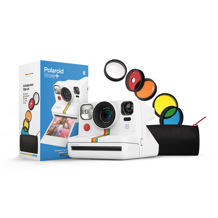 Polaroid Now+ Sofortbildkamera i-Type – Weiss, Keine Filme Schwarz Keine Filme Kamera Kamera, Schwar