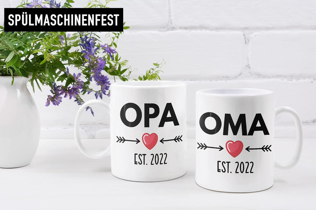 Trendation - Ihr werdet Oma und Opa 2022 Geschenk Schwangerschaft Verkünden Überraschung Baby Du Wir