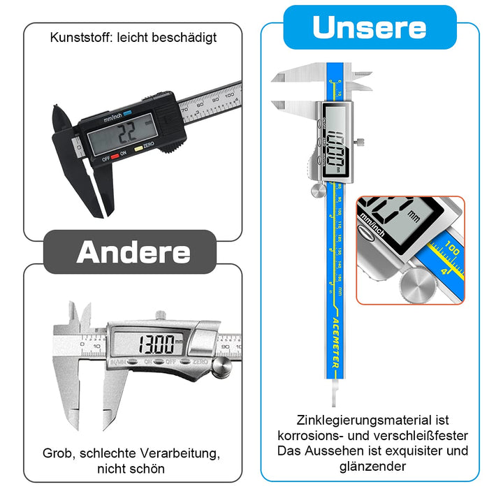 Digitale Schieblehre Industriequalität Orthland Messschieber Digital Messlehre 150mm Mit Gross Lcd P