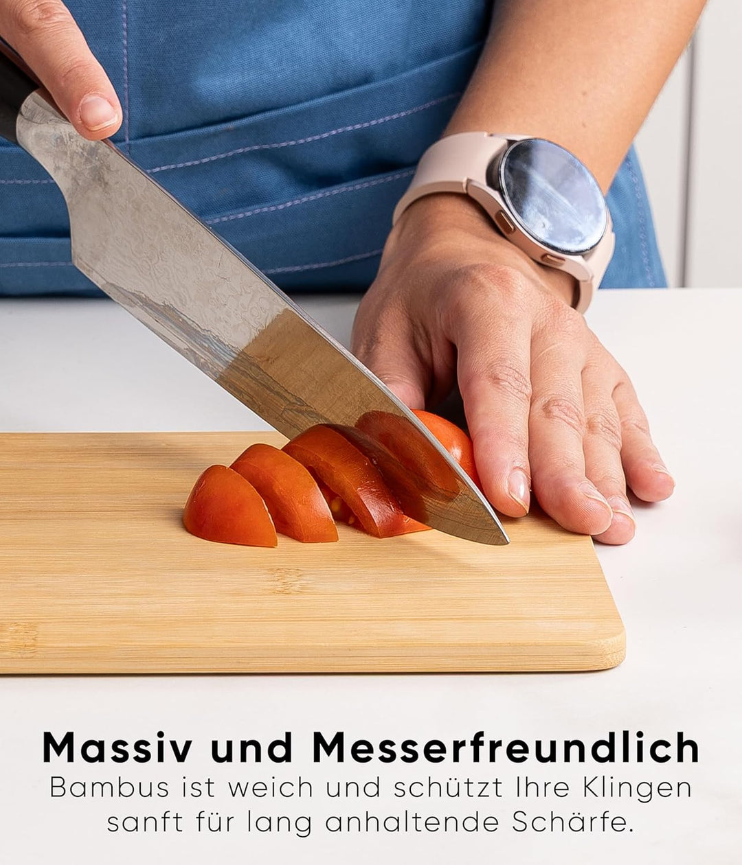 Deco haus Frühstücksbrettchen holz 6er set [0,8cm DICKE] - Schneidebrett holz Klein 23 x 17,5 cm - H
