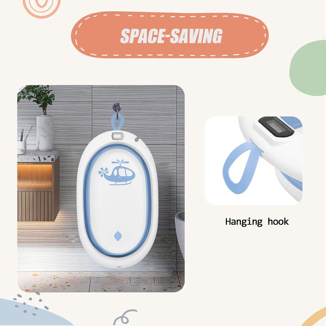 Babybadewanne mit Ständer, ergonomisches Babybad mit Ständer, Organizer für Eltern,Kinderbadewanne m