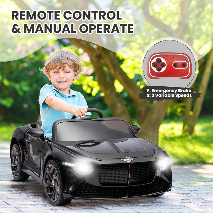 Elektroauto Für Kinder 12V, Unter Der Lizenz Von Bentley Bacalar, Ferngesteuerte Elektrofahrzeuge Fü