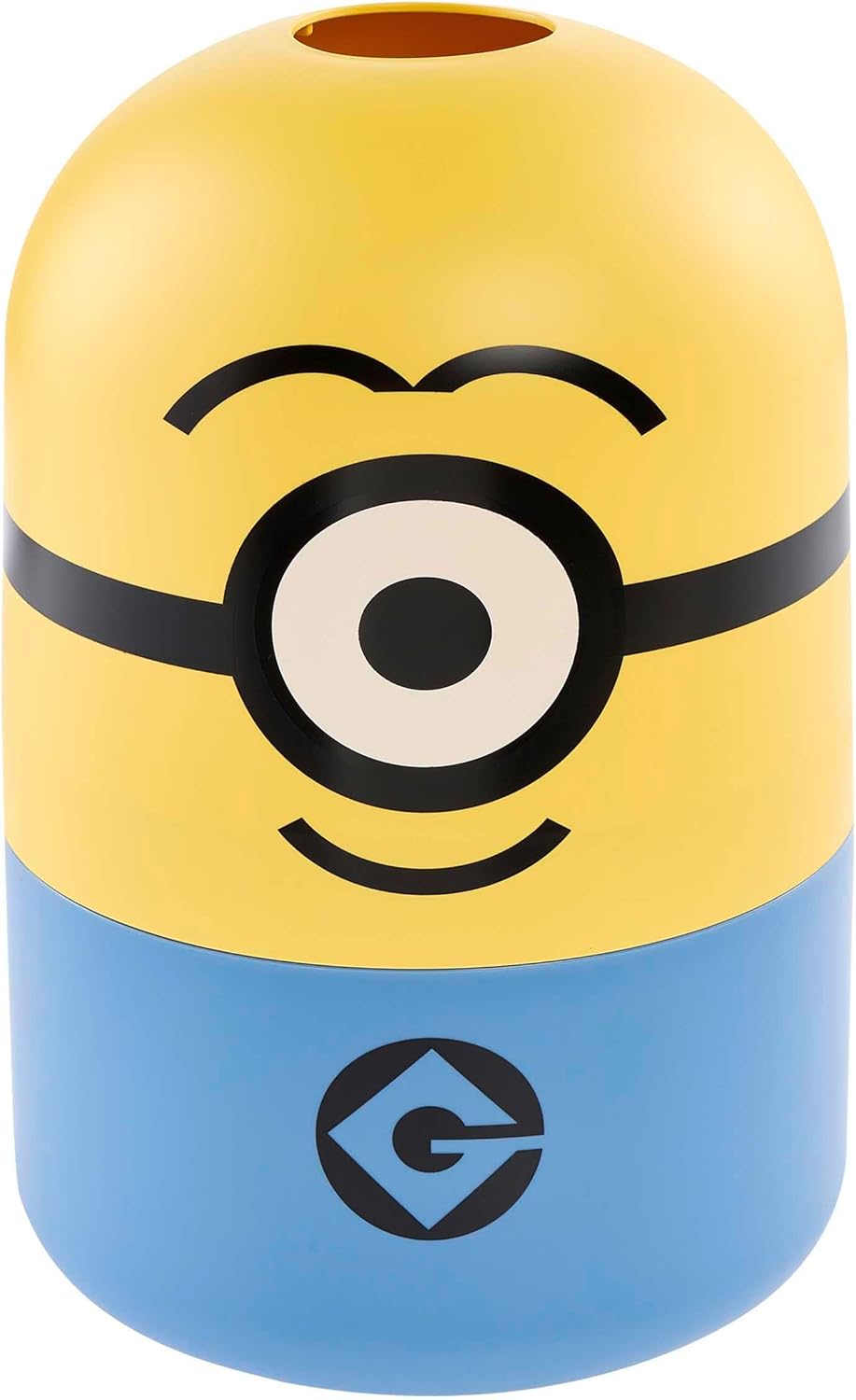 keeeper minions Aufbewahrungsbehälter Stuart, 20 x 20 x 31 cm, 8 l, Stapelbar und leicht zu öffnen,