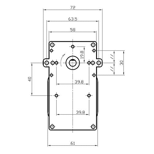 Easyricambi Getriebemotor für Pelletofen Kenta K9115005 1,5 U/min Welle 8,5 mm Motor für Pelletlast