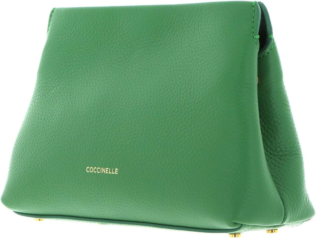 Coccinelle Beat Clutch Handbag Grained Leather Peppermint