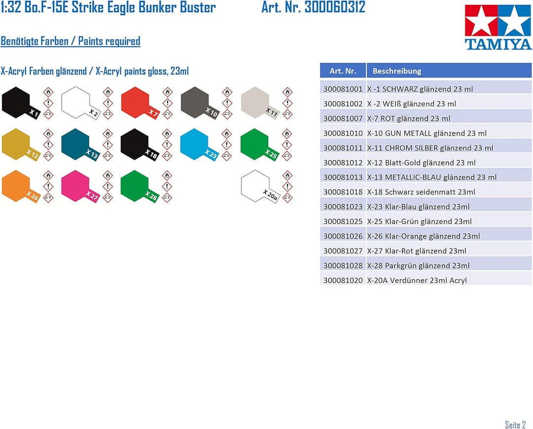 Tamiya 300060312 TAM60312-OS Hobby Modell Flugzeug Bausätze, Grau
