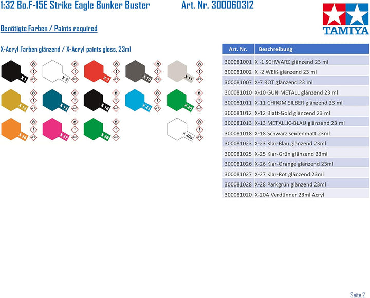 Tamiya 300060312 TAM60312-OS Hobby Modell Flugzeug Bausätze, Grau