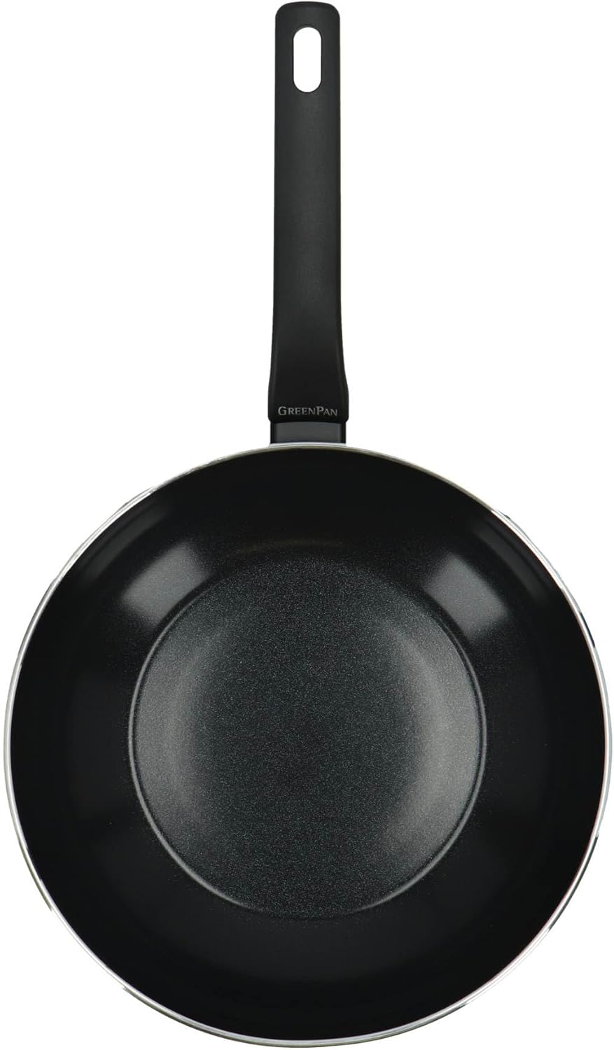 GreenPan Essence Wok 28 Cm/3,69 L, Keramik-Antihaftbeschichtung Ohne PFAS, Für Asiatische Küche Und