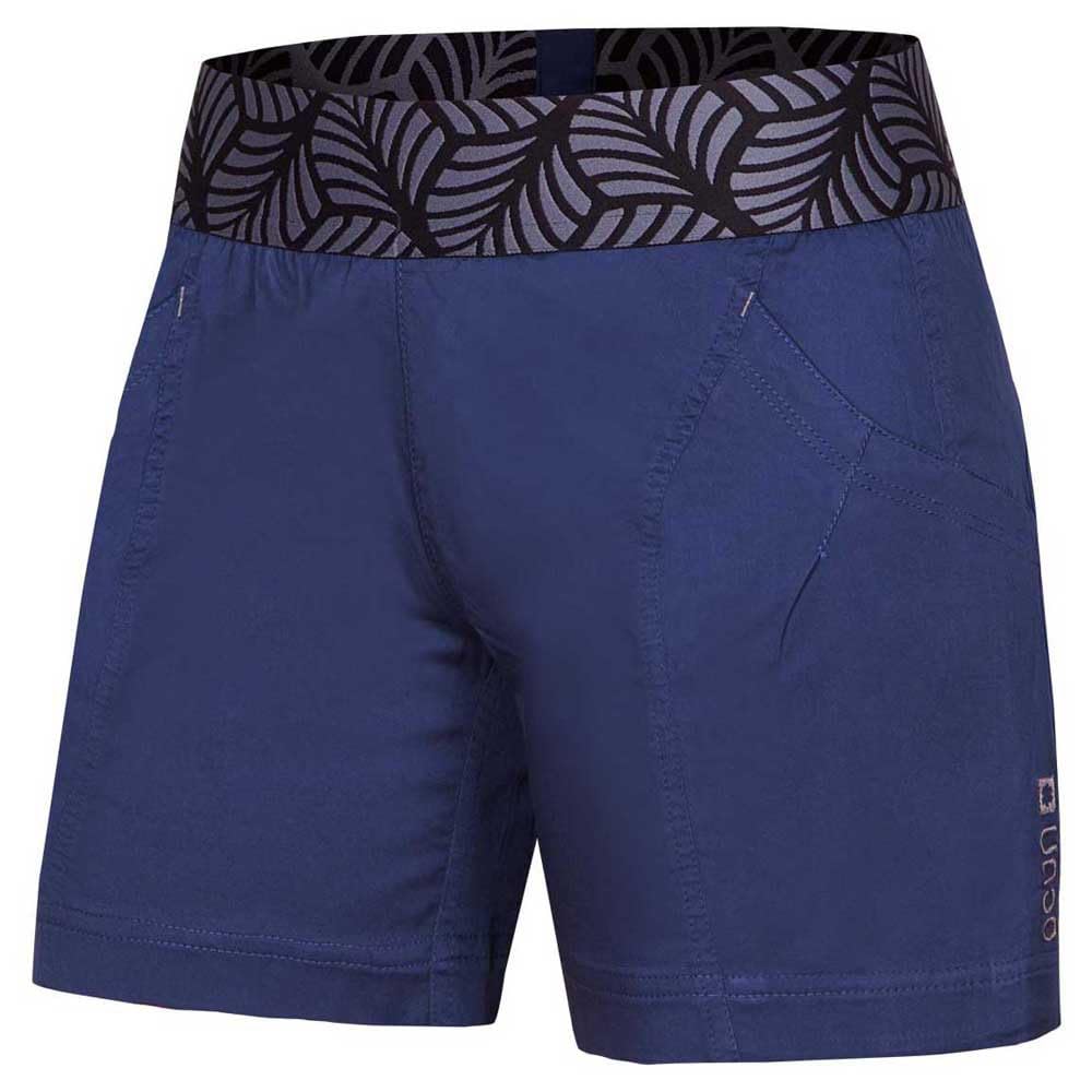 Ocun Damen Pantera Organic Shorts Pants Kurze Hose XS Blau, XS Blau