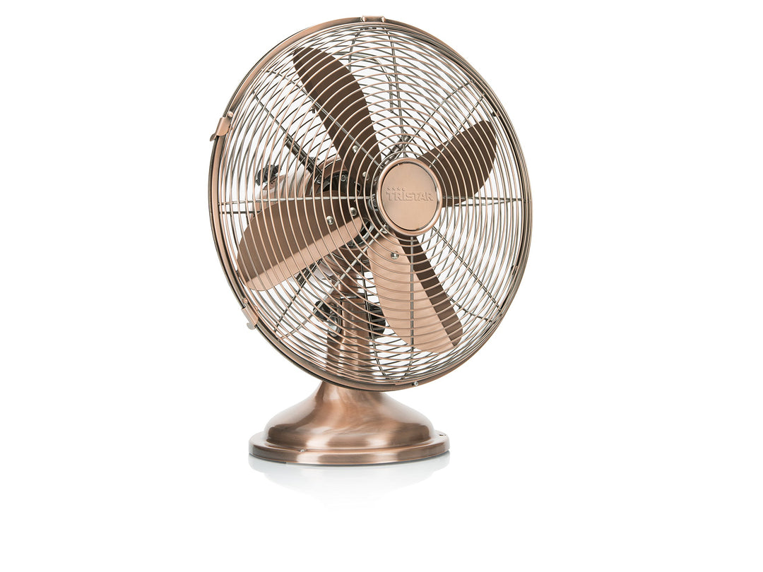 Tristar Retro Ventilator Durchmesser 30 cm - Kupferveredelung, VE-5970, Kupfer