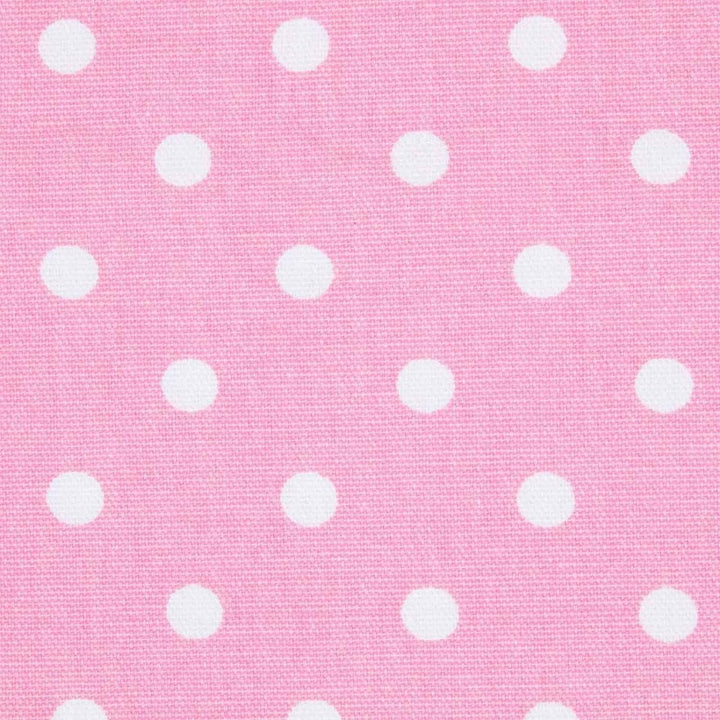 Homescapes Kindervorhang Mädchen Kinderzimmer Ösenvorhang Dekoschal Polka Dots 2er Set rosa weiss 13