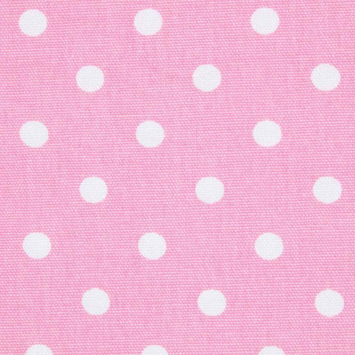 Homescapes Kindervorhang Mädchen Kinderzimmer Ösenvorhang Dekoschal Polka Dots 2er Set rosa weiss 13