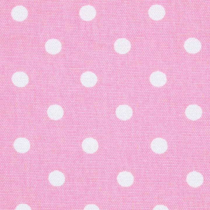 Homescapes Kindervorhang Mädchen Kinderzimmer Ösenvorhang Dekoschal Polka Dots 2er Set rosa weiss 11