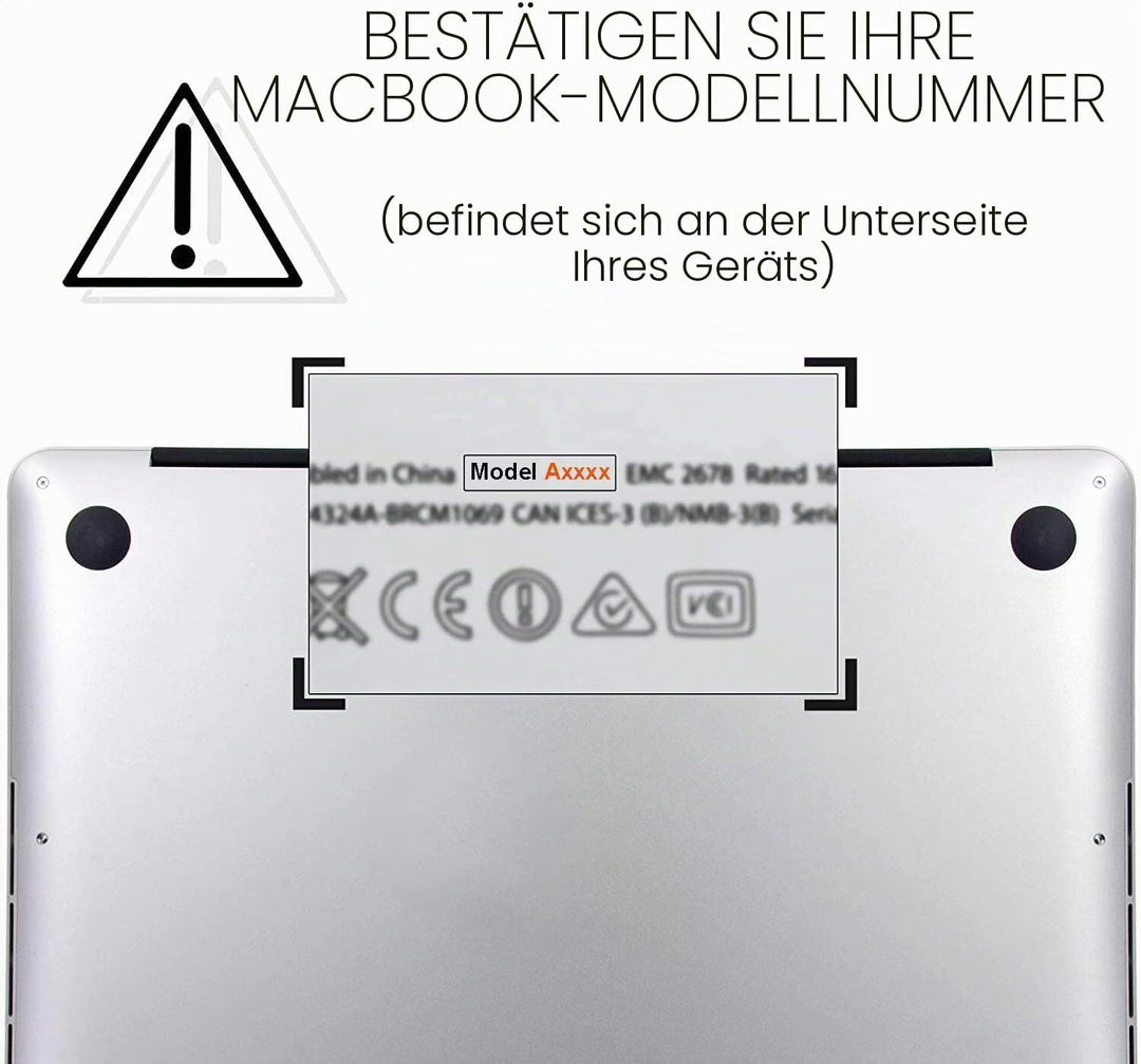 MOKASE Hülle Kompatibel mit MacBook Air 13 Zoll 2021 2020 A2337 M1 A2179 A1932 Touch ID, Plastik Har