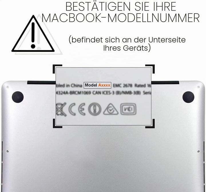 MOKASE Hülle Kompatibel mit MacBook Air 13 Zoll 2021 2020 A2337 M1 A2179 A1932 Touch ID, Plastik Har