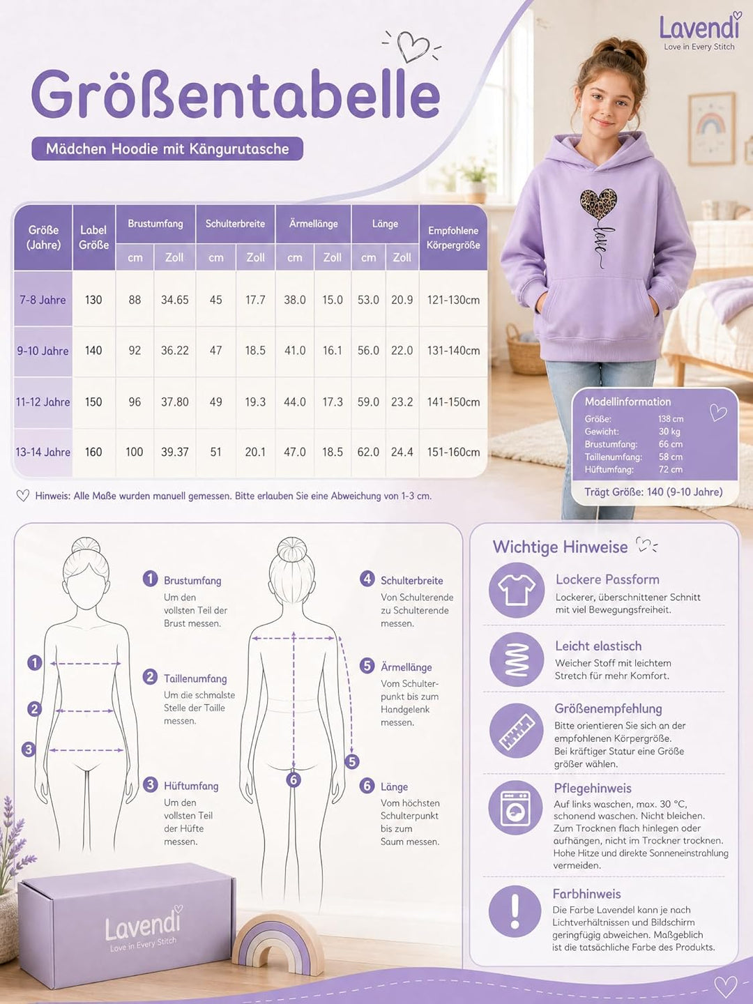 TUANMOZI Hoodie Mädchen Kapuzenpullover Leopard Drucke Sweatshirt mit Kapuzen Casual Baumwolle Pullo