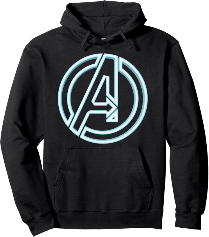 Marvel Avengers Soft Neon Logo Pullover Hoodie