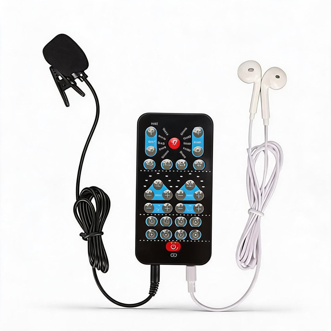 Bewinner Handheld Voice Changer, Tragbares Voice Changer Gerät, Voice Disguiser Handheld Mikrofon Vo