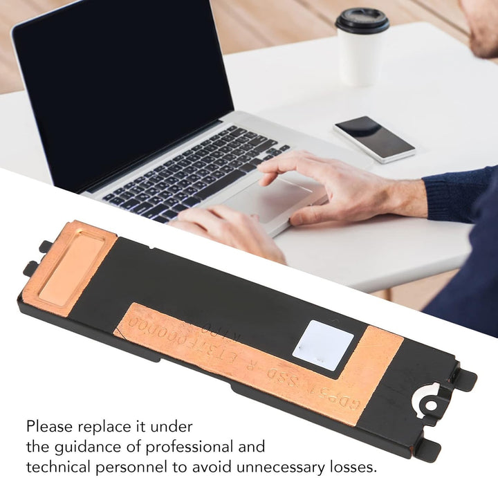 M.2 SSD Kühlkörperabdeckung, Solid State Laufwerkkühlung für XPS 15 9500 9510 9520 Precision5550 556