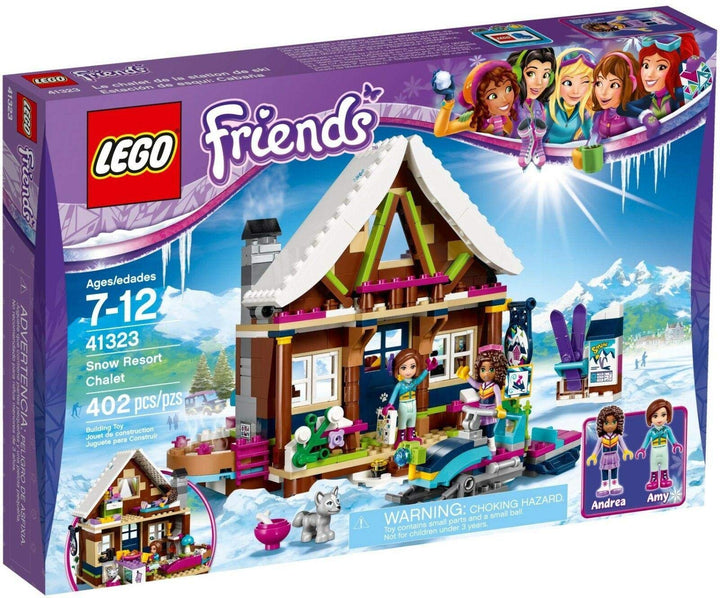 LEGO Friends 41323 - "Chalet im Wintersportort Konstruktionsspiel, bunt Single, Single