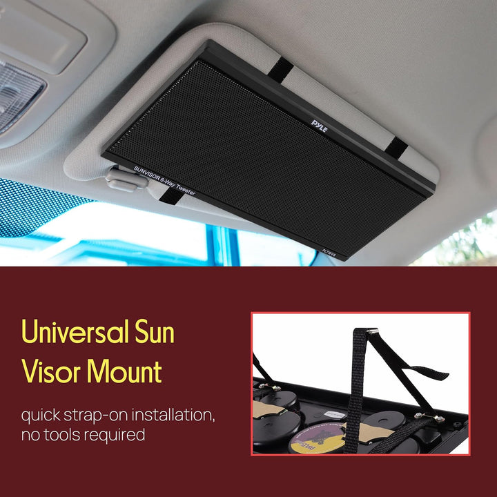 PYLE PLTWVS 6 Wege, 200 W Sunvisor Halterung Car Audio System Hochtöner