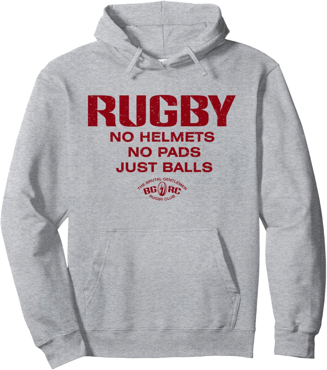 Brutal Gentlemen Rugby Club Just Balls Pullover Hoodie