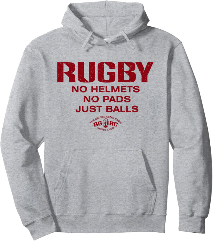 Brutal Gentlemen Rugby Club Just Balls Pullover Hoodie