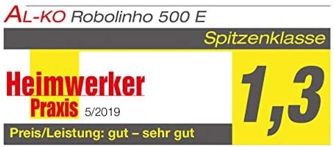 AL-KO Mähroboter Robolinho 500 E, 20 cm Schnittbreite, Li-Ion Akku (2,5 Ah/max. 20 V), Rasenflächen