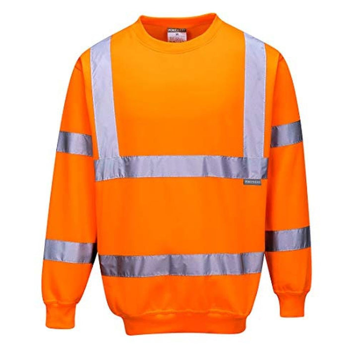 Portwest Warnschutz-Pullover, Farbe: Orange. Grösse: 5XL, B303ORR5XL 5XL Orange, 5XL Orange