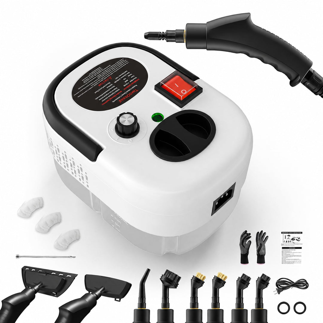 Dampfreiniger Handgerät, Dampfreiniger, 1,2L Wassertank, Tragbarer Steam Cleaner, Multifunktions Dam