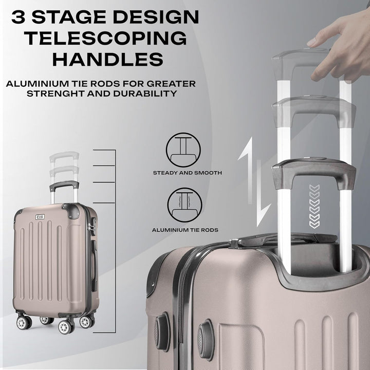POSH Hartschalenkoffer Koffer &amp; trolleys rollkoffer handgepäck reisekoffer mit Rollen | Koffer gross