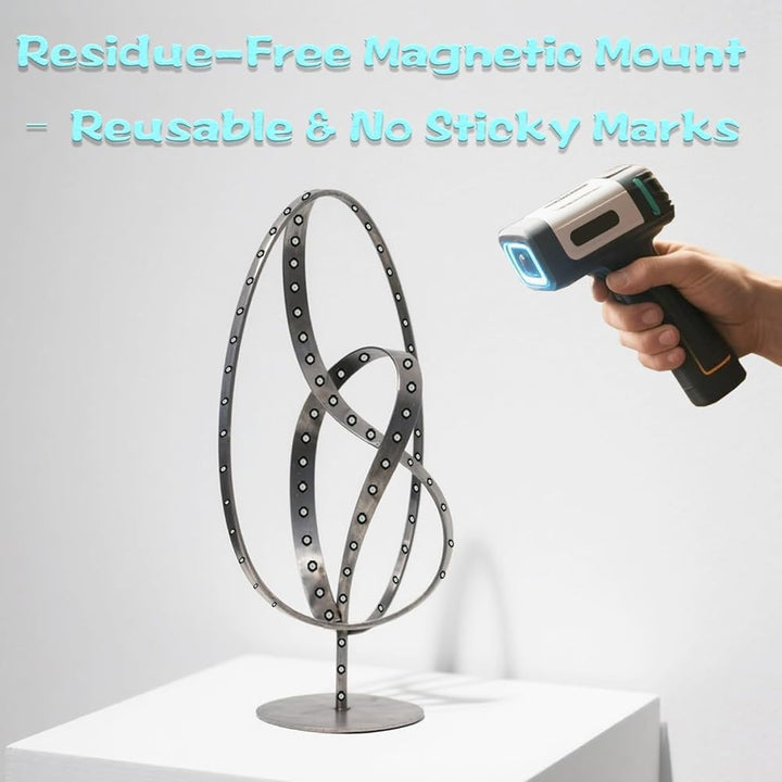 200 Stück (3 mm Innen/6 mm Aussen) Wiederverwendbare Hochreflektierende Magnetische 3D-Scan-Fiducial