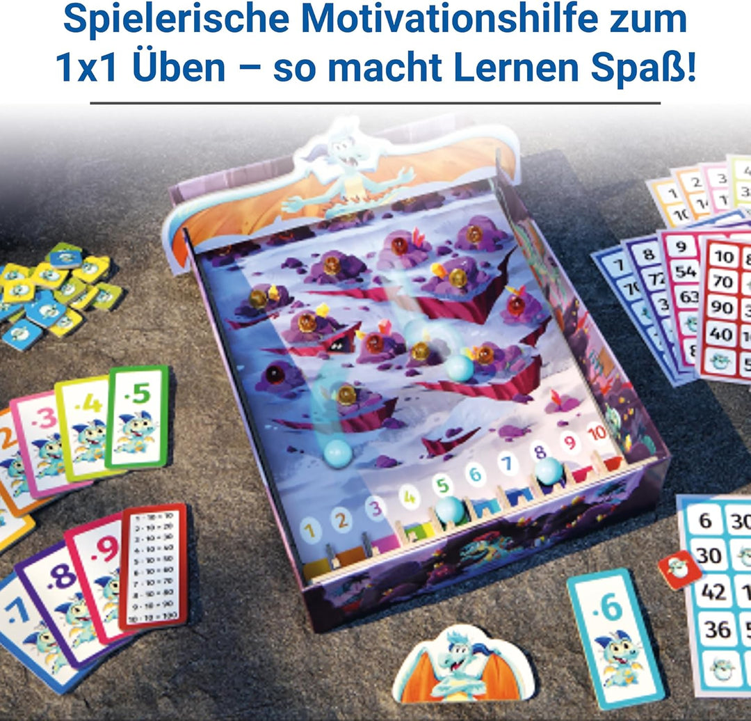 Ravensburger 24976-1x1 Drachen - Lernspiel für Kinder, Rechenspiel für Kinder von 7-10 Jahren, für 2