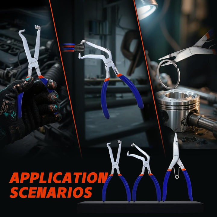 Electrical Disconnect Pliers Kit 4 Piece Set – Auto Electrical Connector Pliers Fuel Line Disconnect
