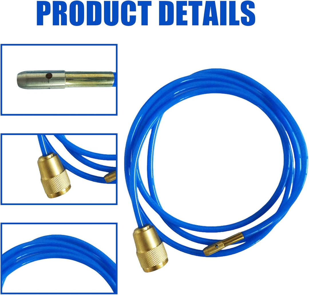 Rohrreinigungsgerät Power Clean, 2m Hochdruck Rohrreiniger, Abflussreiniger Schlauch, Rohrreinigungs