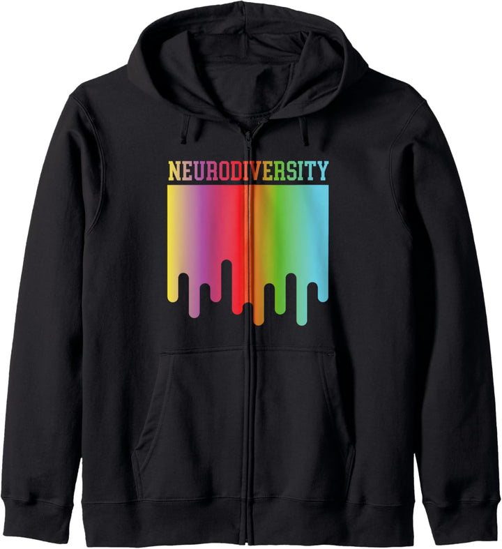 Rainbow Neurodiversity Kapuzenjacke