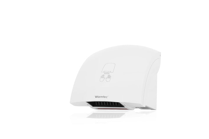 WARMTEC Händetrockner 2000W - 50 dB - Automatischer Elektrischer Handtrockner für Toiletten, Gewerbe