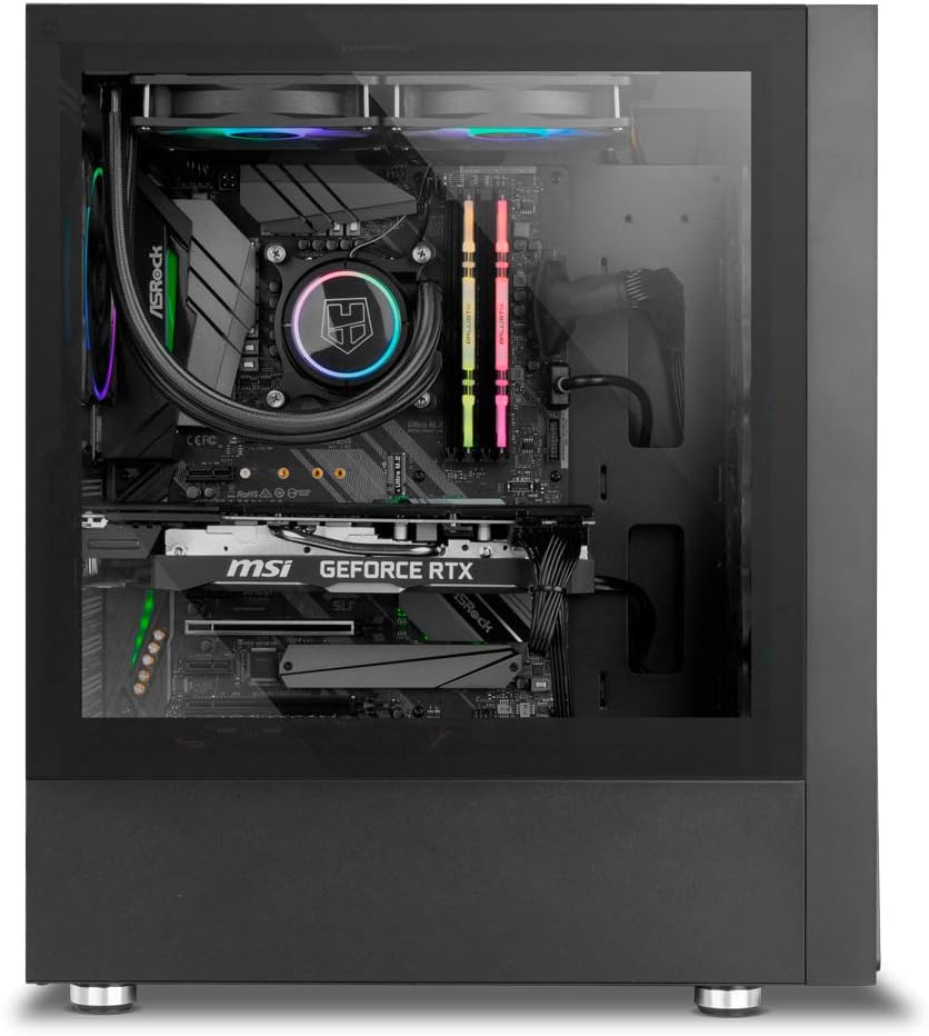 NOX XTREME PRODUCTS Hummer Blaster -NXHUMMERBLASTER- PC-Gehäuse, Semi-Tower, ARGB Pro-Beleuchtung, S