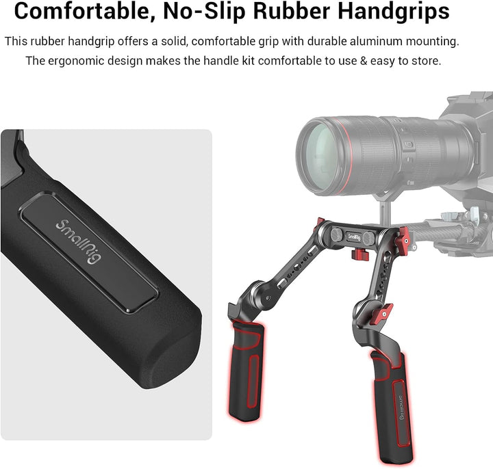 SMALLRIG Shoulder Rig Handle Kit mit Rosette für DSLR Kamera Rig- 2002