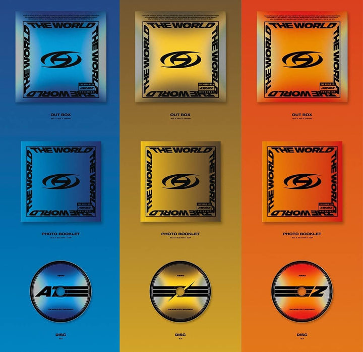 KQ Entertainment Ateez – The World EP.1: Movement Album+Folded Poster (A+Diary + Z VERSET), 165 x 16
