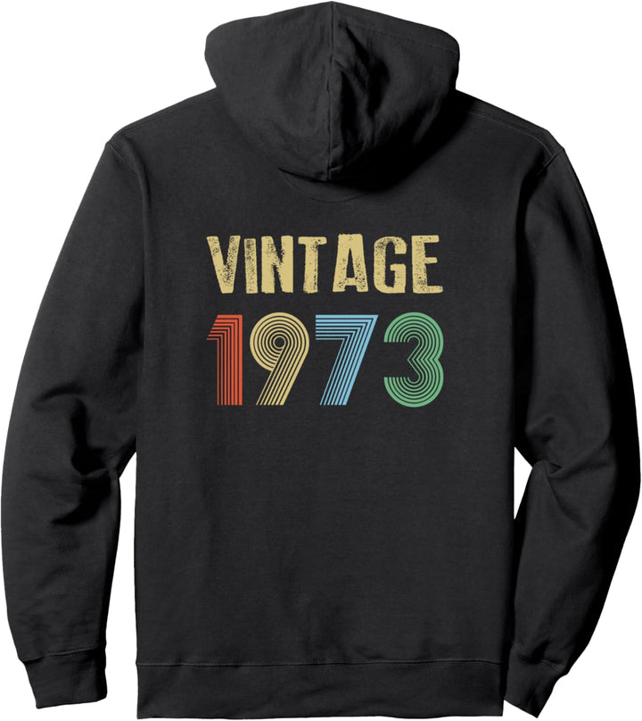 1973 Vintage Geburtstag Pullover Hoodie